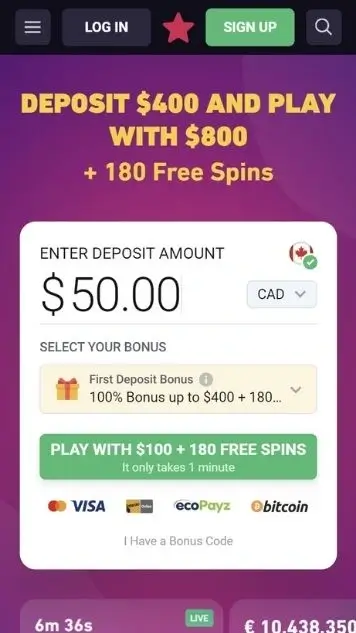 BitStarz Casino Screenshot